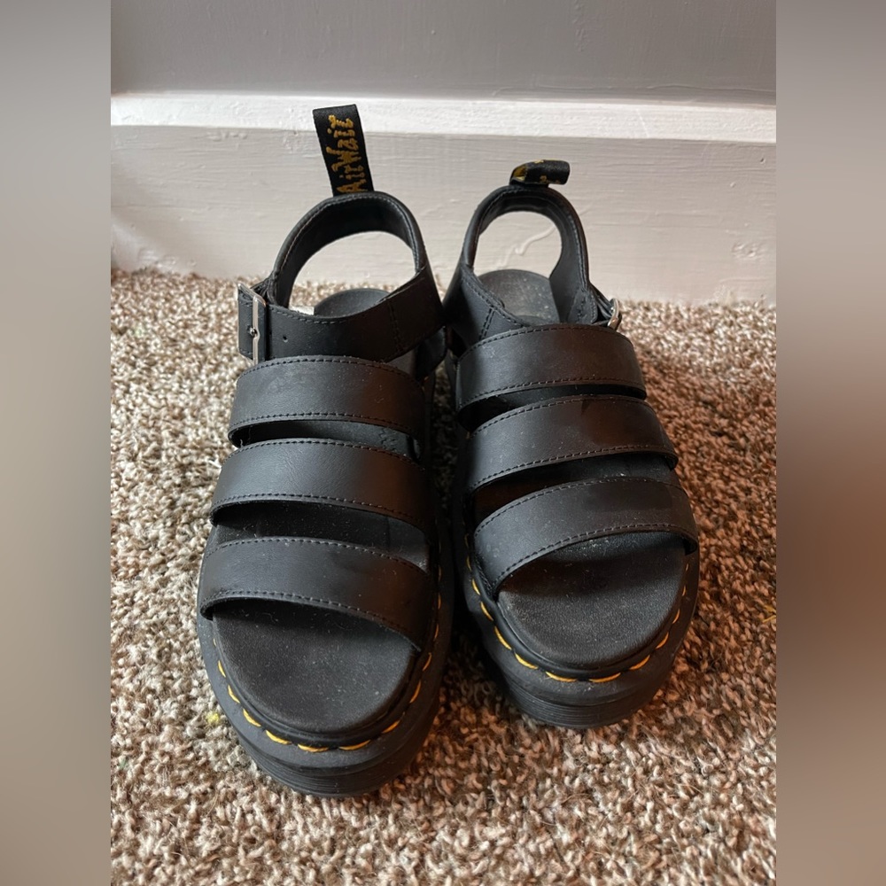 Dr. Martens Black Sandals